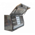 Boîte à outils en aluminium imperméable de lit de camion d&#39;OEM avec des tiroirs
